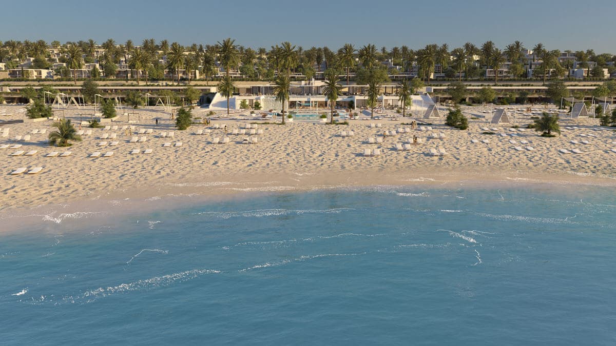 قطامية كوست — K Beach Club من الشاطئ